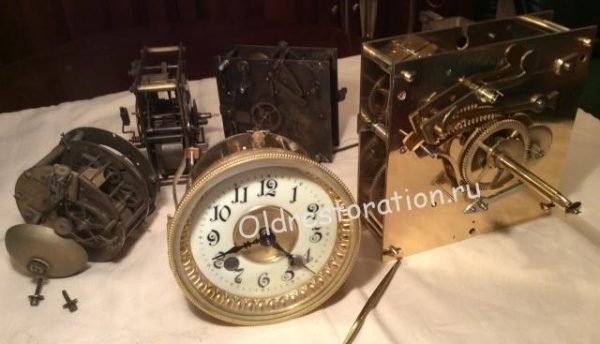 Настройка хода настенных антикварных часов. Ремонт. Реставрация.
