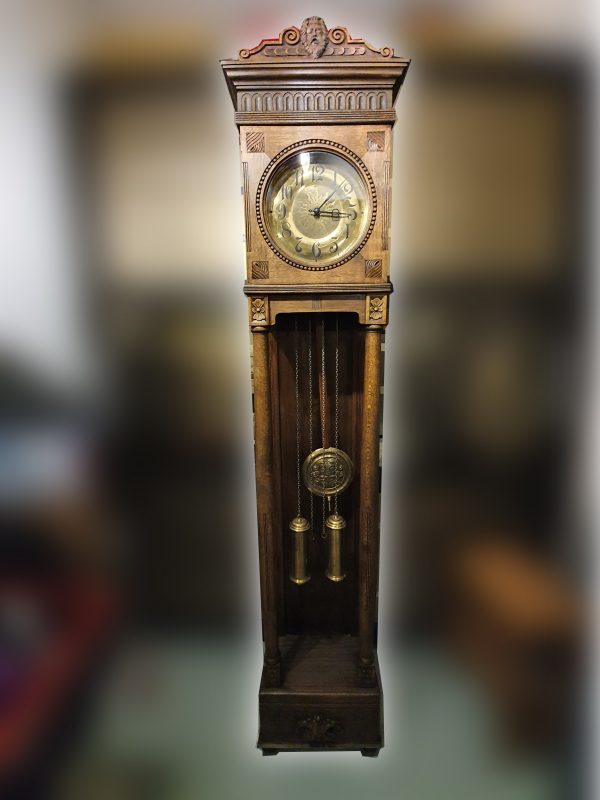 Напольные немецкие часы начала XX века Uhrenfabrik Muhlheim